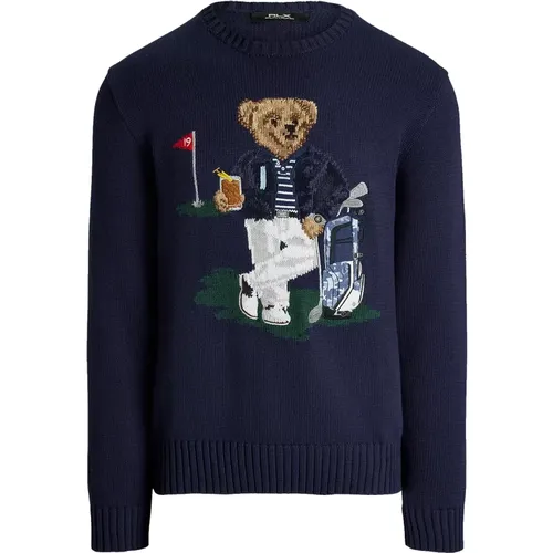 Bear Performance Jumper RLX Refined Navy , Herren, Größe: L - Polo Ralph Lauren - Modalova