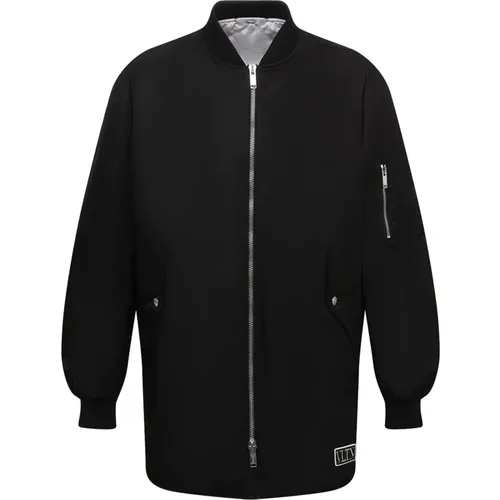 Schwarze Logo-Jacke für Herren - Valentino - Modalova