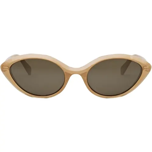 Schwarze Sonnenbrille für Frauen , Damen, Größe: 57 MM - Celine - Modalova