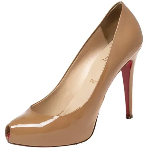 Pre-owned Leather heels , female, Sizes: 6 UK - Christian Louboutin Pre-owned - Modalova