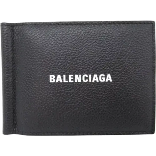 Pre-owned Leather wallets , male, Sizes: ONE SIZE - Balenciaga Vintage - Modalova