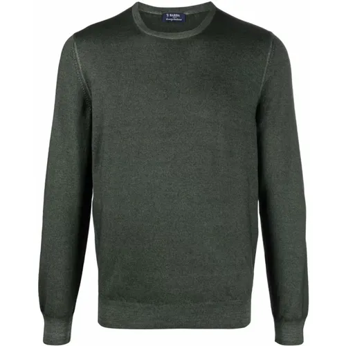 Luxury Wool Knitwear , male, Sizes: 3XL, XL, L - Barba - Modalova