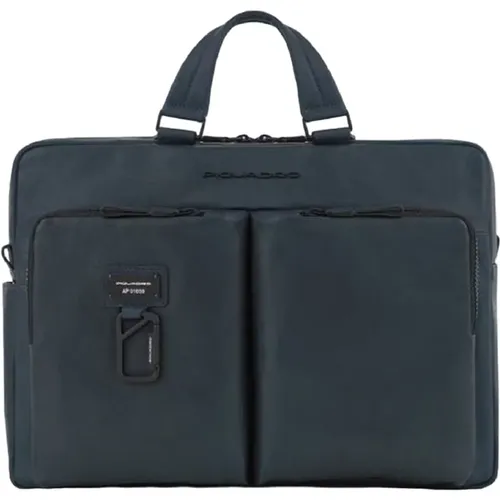 Laptop Bag with iPad Pro , male, Sizes: ONE SIZE - Piquadro - Modalova