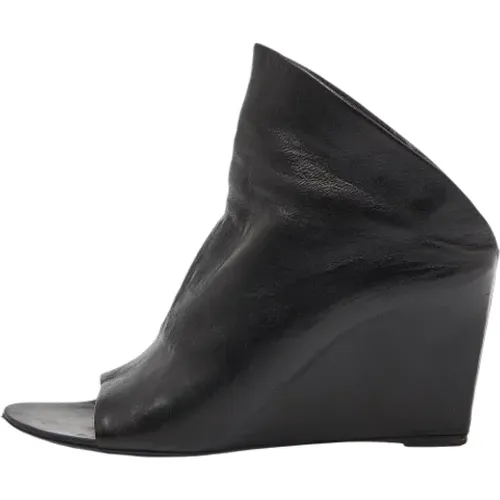 Pre-owned Leather sandals , female, Sizes: 5 1/2 UK - Balenciaga Vintage - Modalova