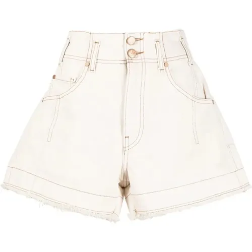 Weiße Baumwoll-Casual-Shorts - Ulla Johnson - Modalova