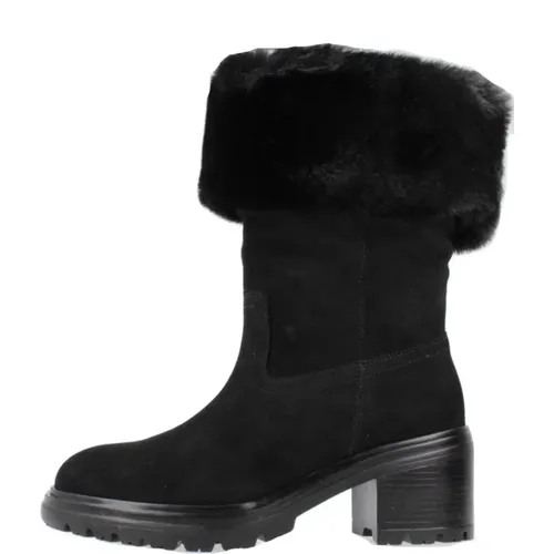 Stilvolle Winterstiefel für Frauen , Damen, Größe: 37 EU - Geox - Modalova