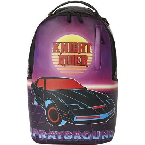 Tropical Knight Rider Backpack , unisex, Sizes: ONE SIZE - Sprayground - Modalova