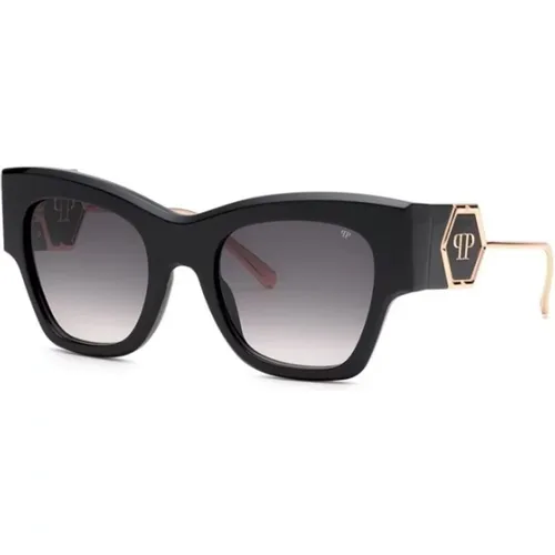 Smoke Gradient Sunglasses , female, Sizes: 53 MM - Philipp Plein - Modalova