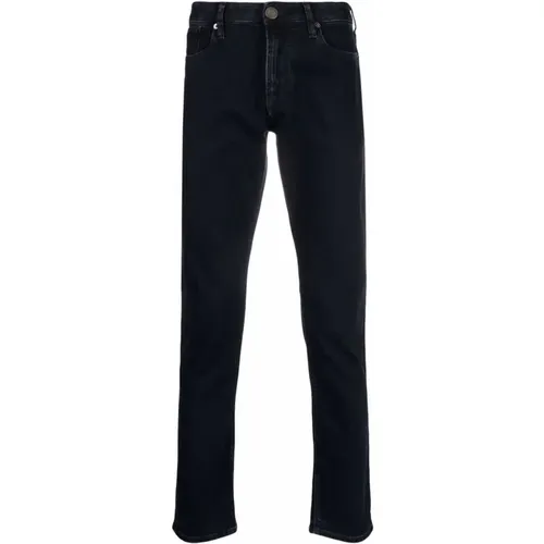 Slim-fit Jeans, Klassischer Denim-Stil , Herren, Größe: W32 - Emporio Armani - Modalova