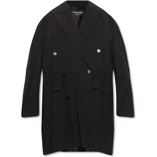 Linen coat , male, Sizes: S - Balenciaga - Modalova