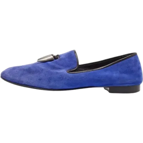 Pre-owned Suede flats , male, Sizes: 9 UK - Giuseppe Zanotti Pre-owned - Modalova