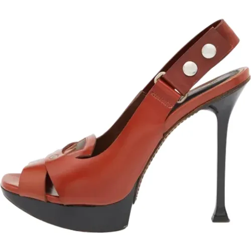 Pre-owned Leather sandals , female, Sizes: 6 UK - Marni Pre-owned - Modalova