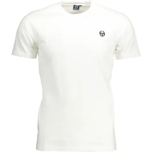 Baumwoll-T-Shirt mit Logo-Stickerei , Herren, Größe: 2XL - Sergio Tacchini - Modalova