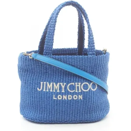 Pre-owned Raffia handbags , female, Sizes: ONE SIZE - Jimmy Choo Pre-owned - Modalova