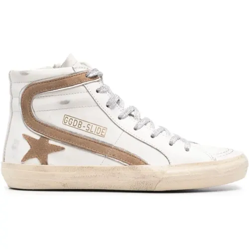 Distressed Finish Sneakers , female, Sizes: 2 UK, 5 UK, 4 UK, 3 UK, 6 UK, 7 UK - Golden Goose - Modalova