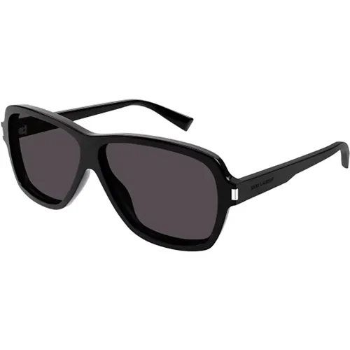 Stilvolle Leder Umhängetasche , unisex, Größe: 62 MM - Saint Laurent - Modalova