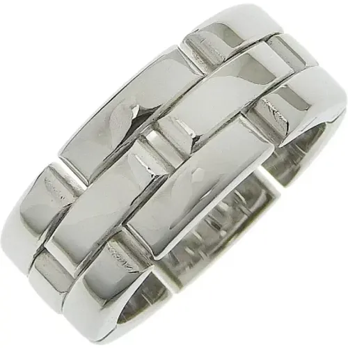 Pre-owned White Gold rings , female, Sizes: ONE SIZE - Cartier Vintage - Modalova