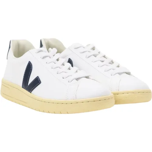 Vegane Urca Sneakers - Weiß/Blau , Damen, Größe: 38 EU - Veja - Modalova
