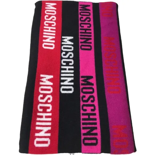 Multicolor Logo Wollschal Moschino - Moschino - Modalova