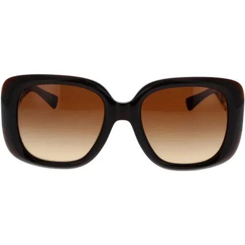 Mutige quadratische Sonnenbrille mit Metallbügeln , unisex, Größe: 54 MM - Versace - Modalova