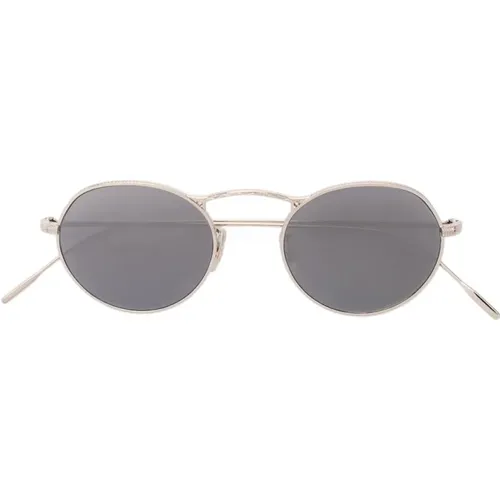 Gold Sungles with Original Accessories , male, Sizes: 49 MM - Oliver Peoples - Modalova