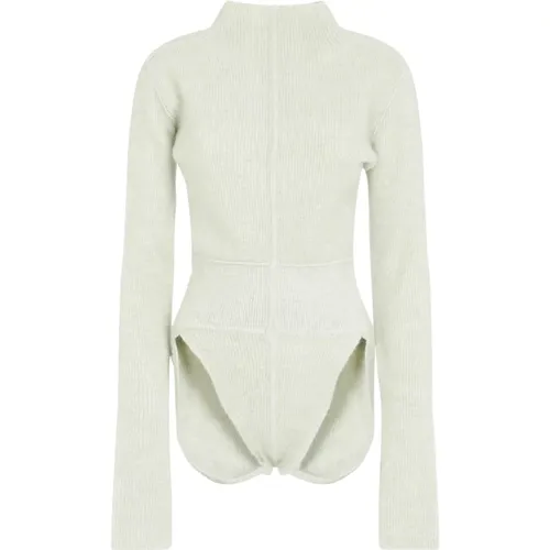 Pale Bodysuit , female, Sizes: M, S - Rick Owens - Modalova