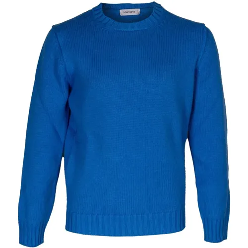 Herren Merinowolle Pullover, Rundhals - Kangra - Modalova