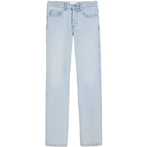 Mid-Rise Straight-Leg Denim Jeans , male, Sizes: W33, W32, W30, W31 - Ami Paris - Modalova