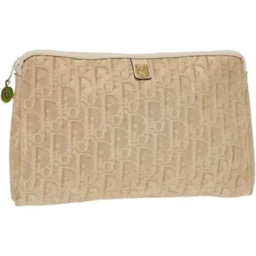 Pre-owned Canvas clutches , female, Sizes: ONE SIZE - Dior Vintage - Modalova