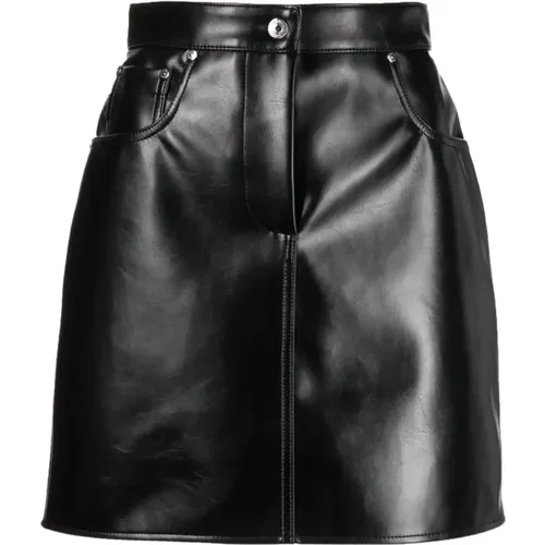Leather Skirts , Damen, Größe: M - Msgm - Modalova