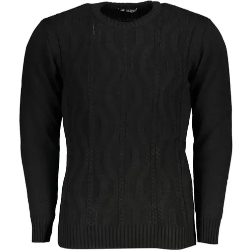 Twisted Crew Neck Sweater Kontrastdetails , Herren, Größe: XL - U.S. Polo Assn. - Modalova