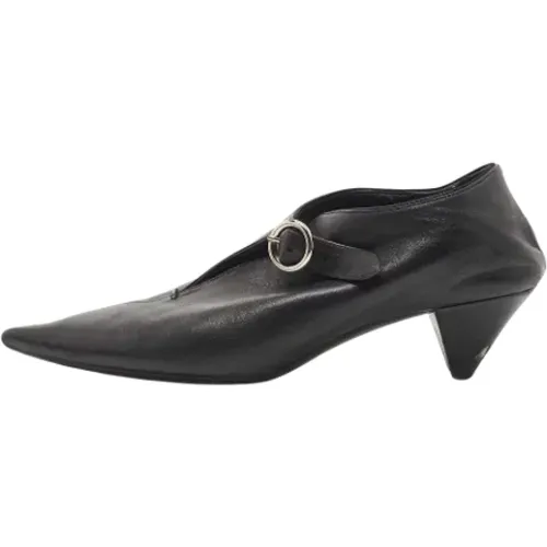 Pre-owned Leather boots , female, Sizes: 3 UK - Celine Vintage - Modalova