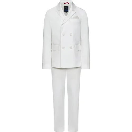 Weißer Anzug mit Logo Clutch Fay - Fay - Modalova