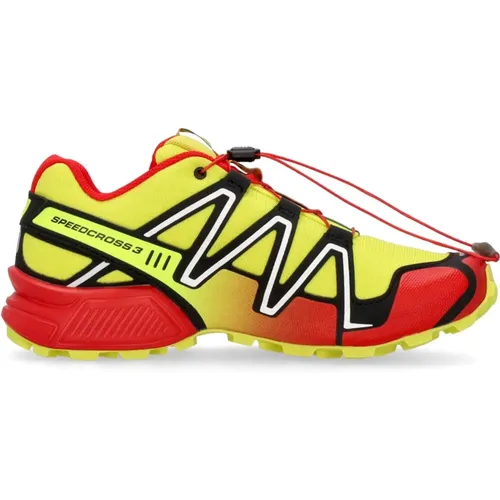 Speedcross 3 Outdoorschuh Rot/Schwarz , Herren, Größe: 46 EU - Salomon - Modalova