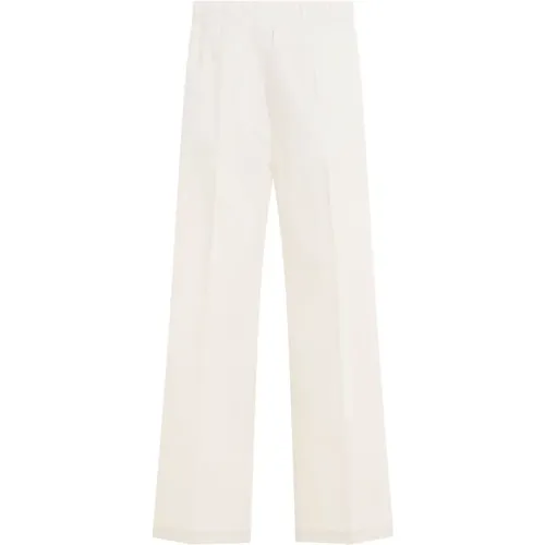 Neutral Cotton Track Pants Straight Leg , male, Sizes: L - Moncler - Modalova