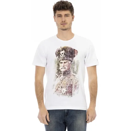 Casual Rundhals Kurzarm T-shirt , Herren, Größe: M - Trussardi - Modalova