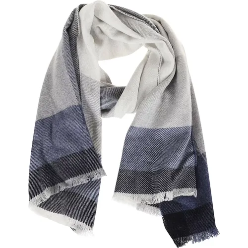 Luxury Check Scarf , male, Sizes: ONE SIZE - BRUNELLO CUCINELLI - Modalova