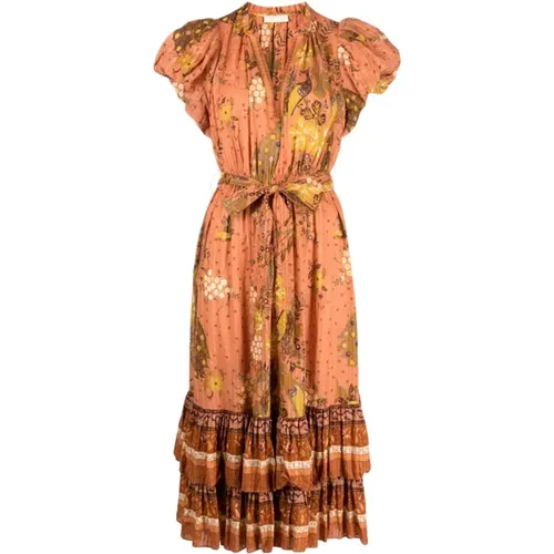 Multicolour Maxi Dress Remi Style , female, Sizes: L - Ulla Johnson - Modalova