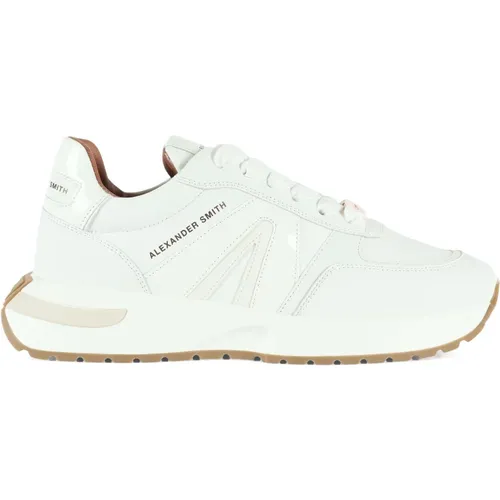 Eco-Leder Sneakers mit herausnehmbarer Innensohle , Damen, Größe: 40 EU - Alexander Smith - Modalova