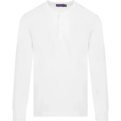 Neutrales Henley T-Shirt Ss24 - Ralph Lauren - Modalova