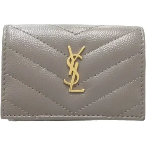 Pre-owned Leather wallets , female, Sizes: ONE SIZE - Yves Saint Laurent Vintage - Modalova