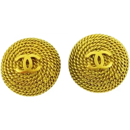 Pre-owned Metal chanel-jewelry , female, Sizes: ONE SIZE - Chanel Vintage - Modalova