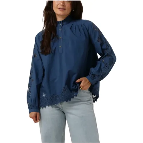 Blaue Bay Bluse , Damen, Größe: XS - Vanessa Bruno - Modalova