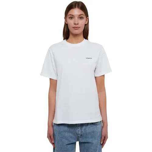 Boxy Logo T-Shirt in Cotton , female, Sizes: M, S, XS - Coperni - Modalova