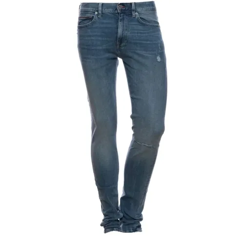 Skinny Jeans , Herren, Größe: W40 - Tommy Hilfiger - Modalova