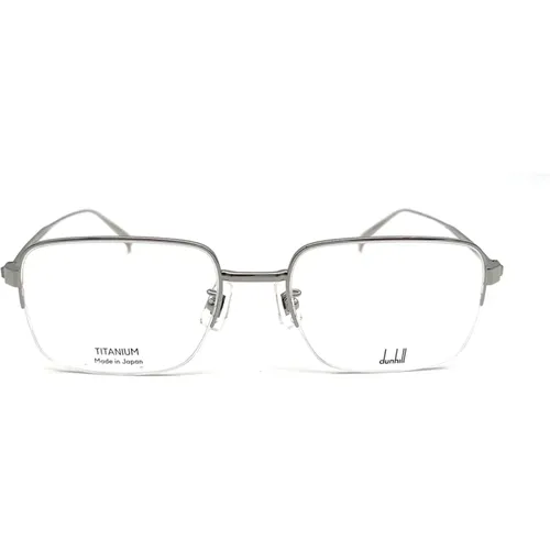 Metallic Optical Frames for Women , female, Sizes: 54 MM - Dunhill - Modalova