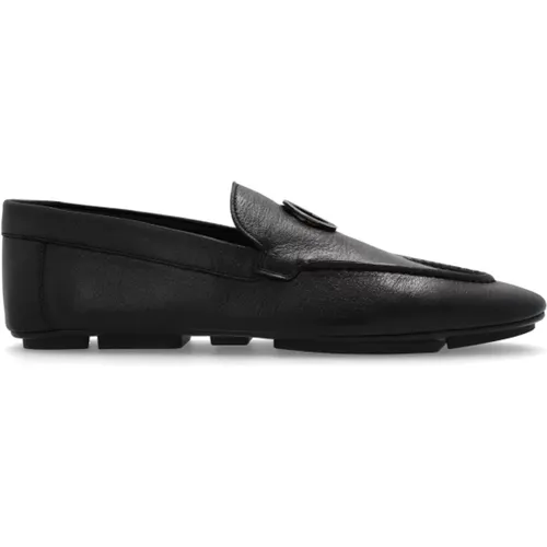 Leder Loafers Giorgio Armani - Giorgio Armani - Modalova