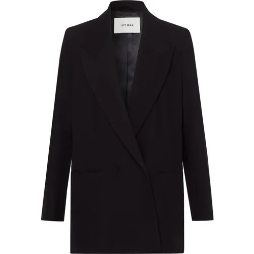 Peak Lapel Tuxedo Blazer , Damen, Größe: 2XL - IVY OAK - Modalova