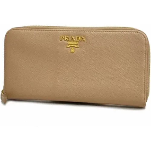 Pre-owned Leather wallets , female, Sizes: ONE SIZE - Prada Vintage - Modalova