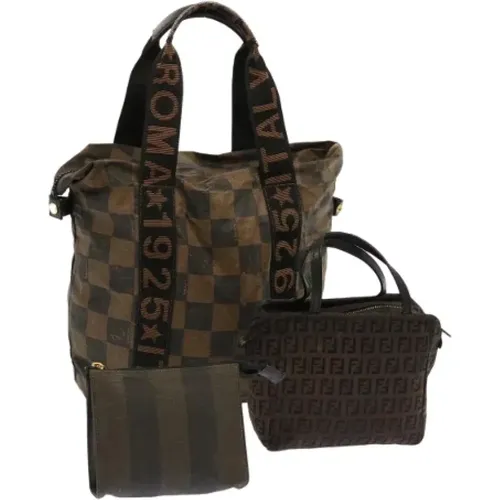 Pre-owned Canvas fendi-bags , female, Sizes: ONE SIZE - Fendi Vintage - Modalova